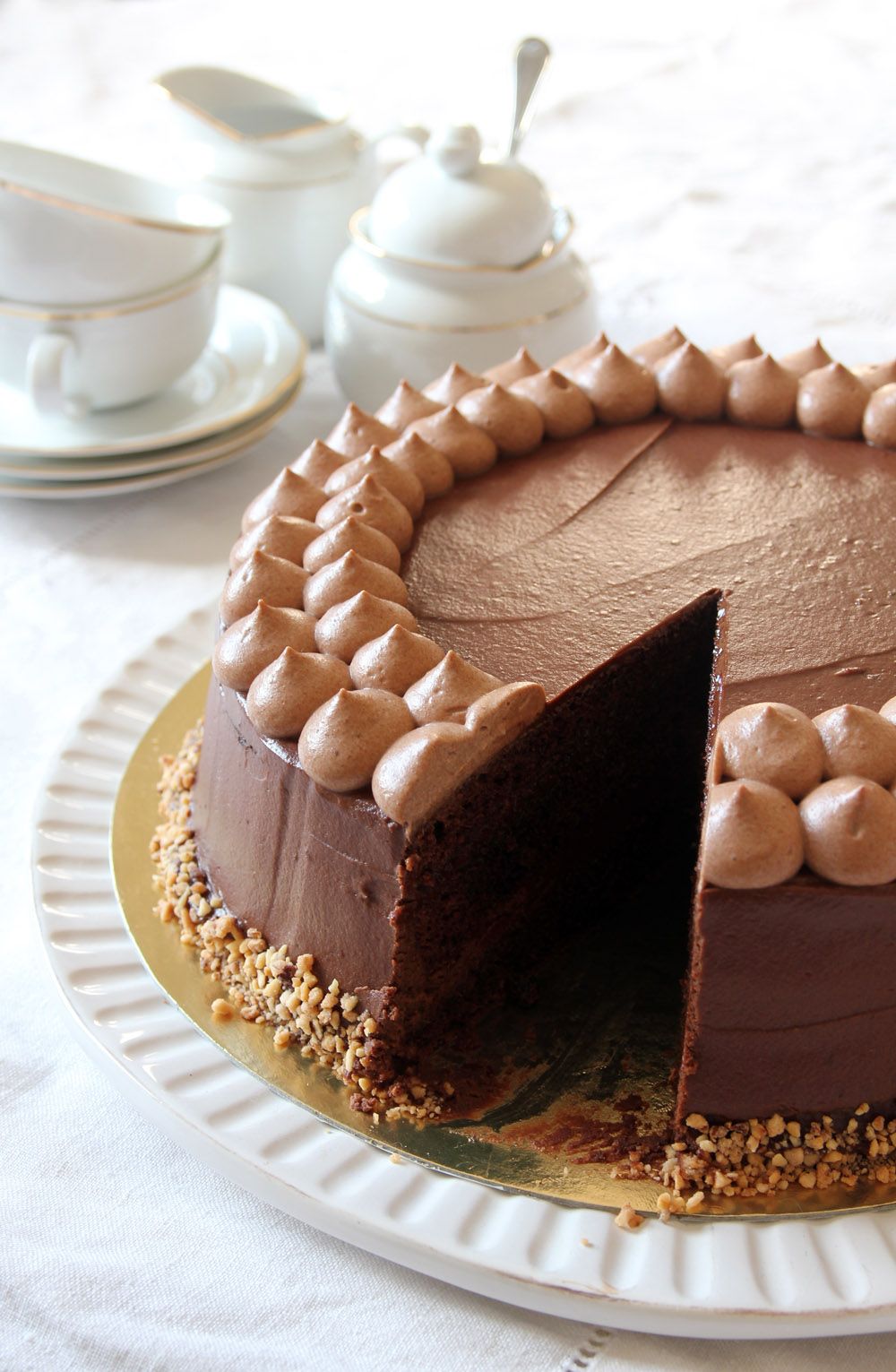 Caramel Hazelnut Chocolate Cake