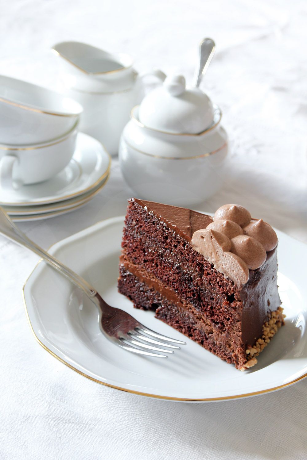 Caramel Hazelnut Chocolate Cake