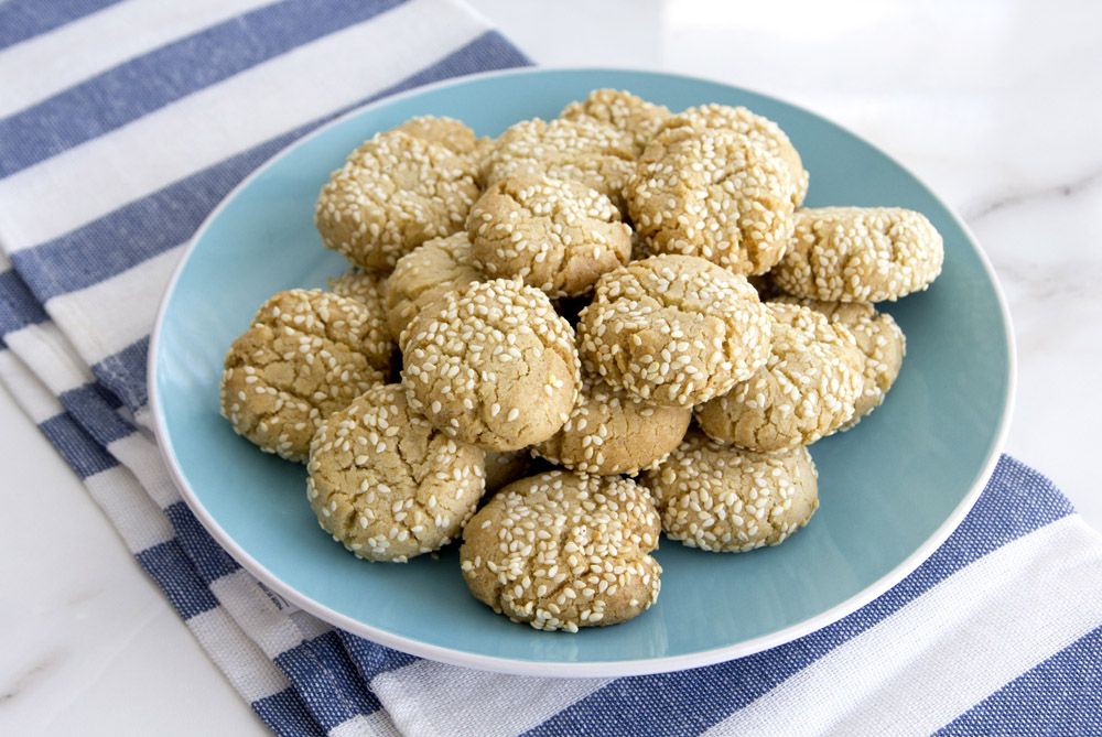 Almond Tahini Cookies