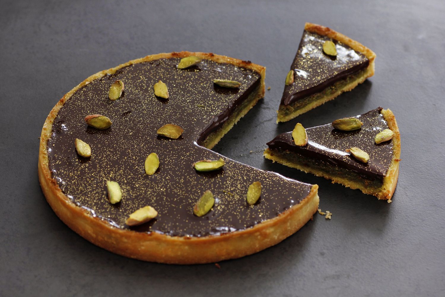 Pistachio Chocolate Pie | Photo: Natalie Levin