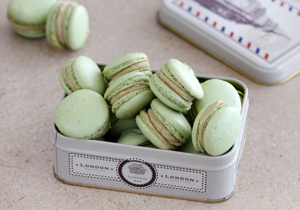 Pistachio Macarons