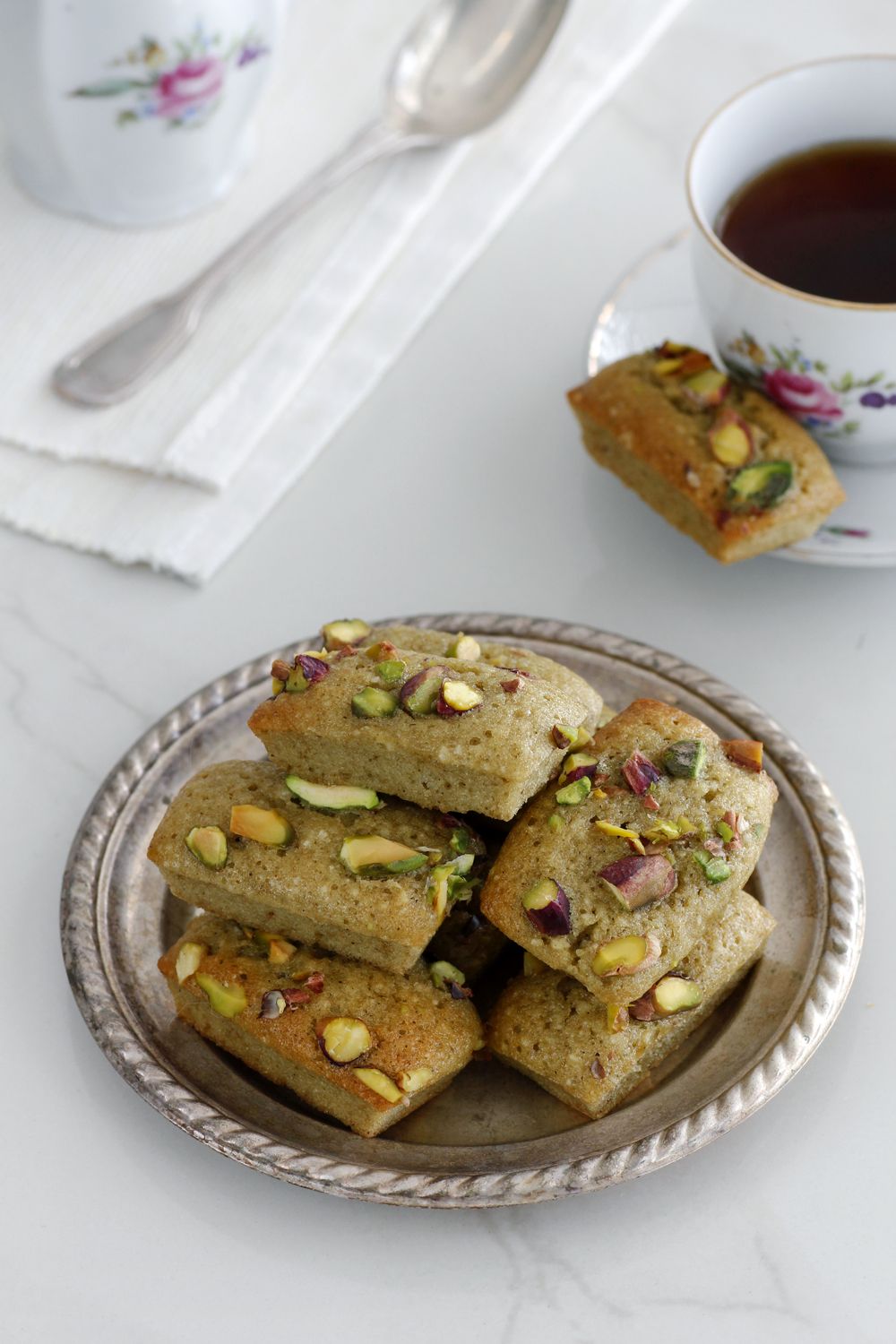 Pistachio Financiers Pistachio Financiers