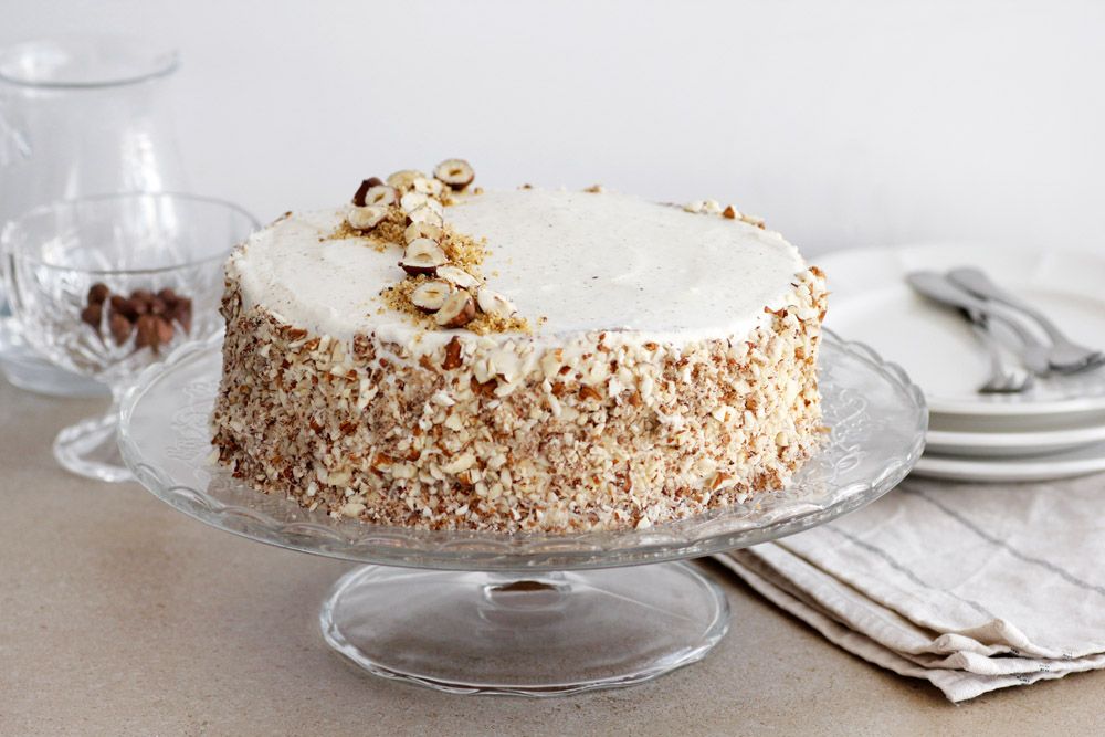 Hazelnut Cream Cake Hazelnut Cream Cake