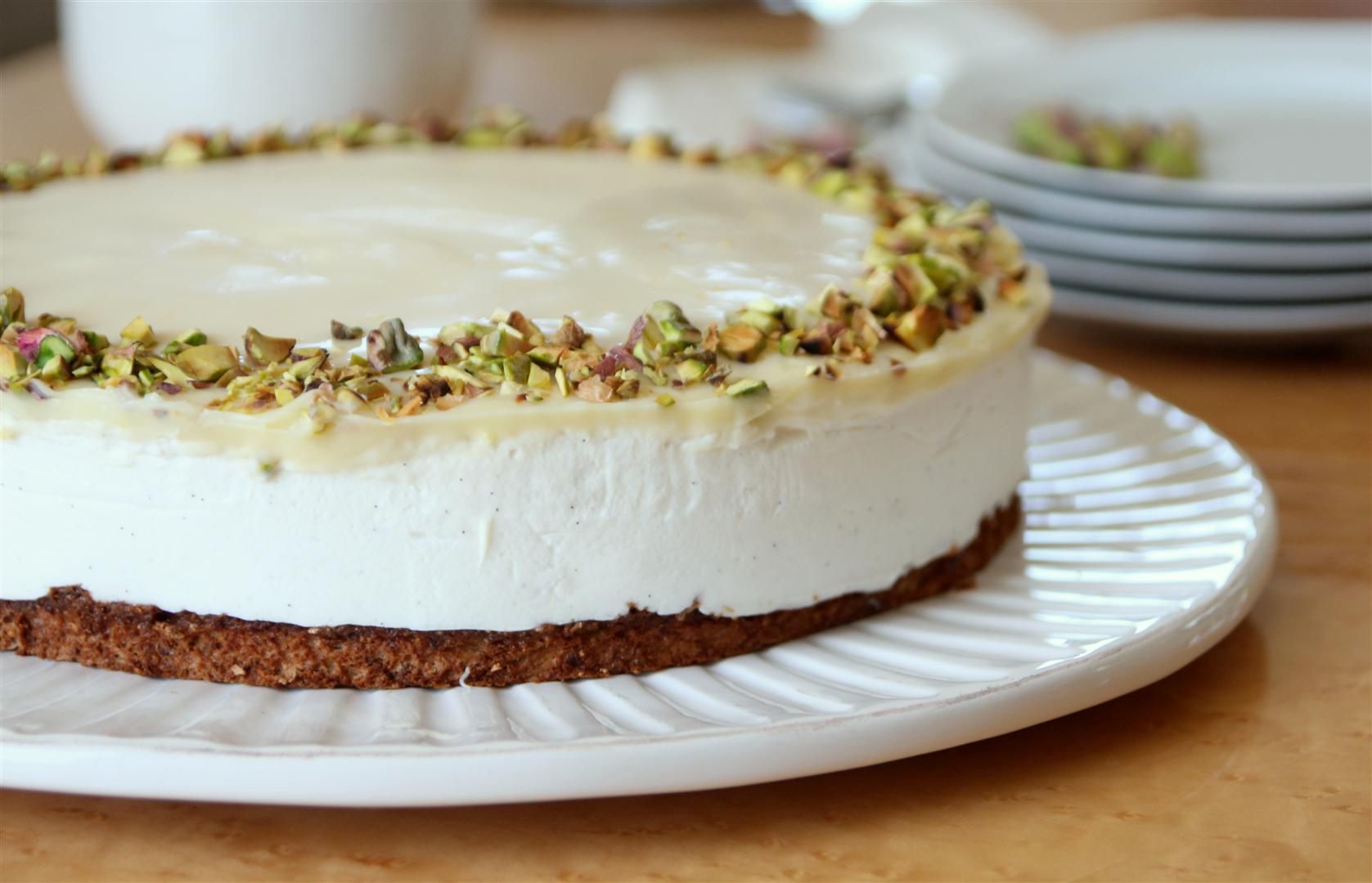 Pistachio Lemon Cheesecake