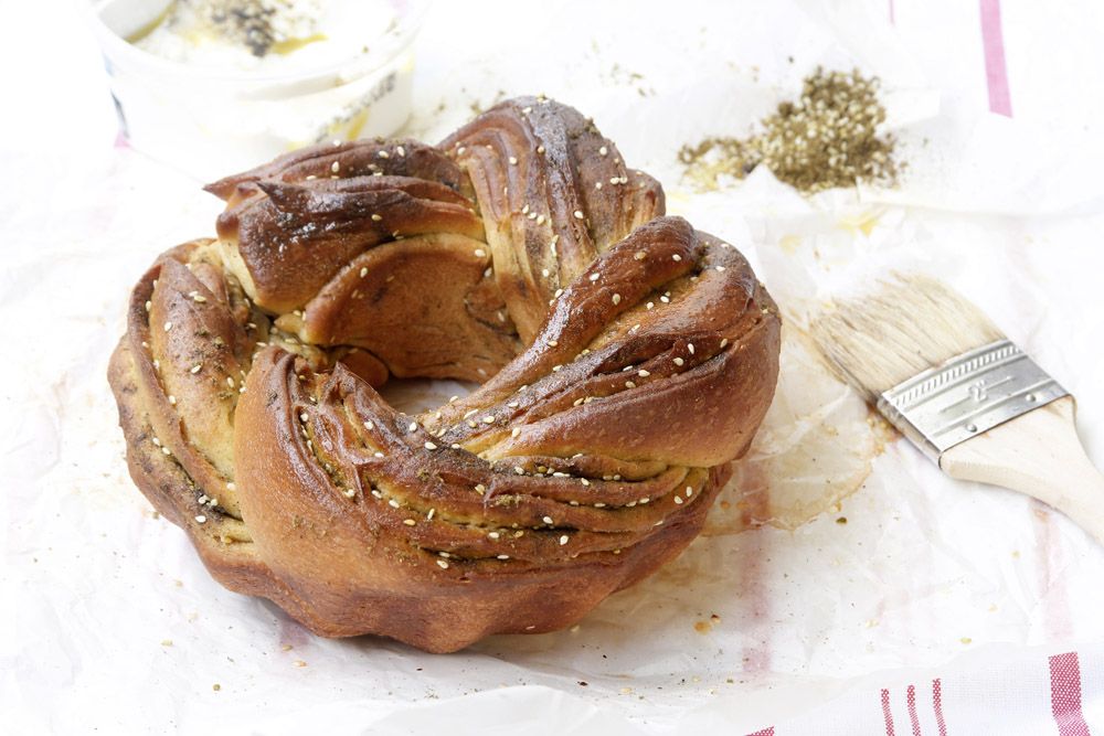 Za’atar and Olive Oil Challah