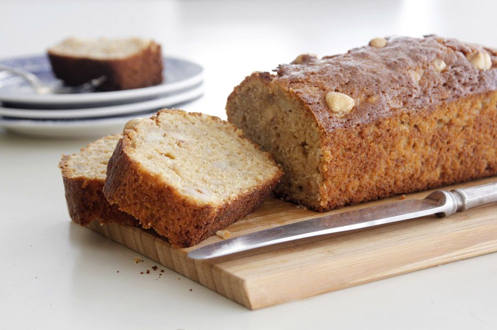 Banana Cake With Hazelnuts Lil Cookie