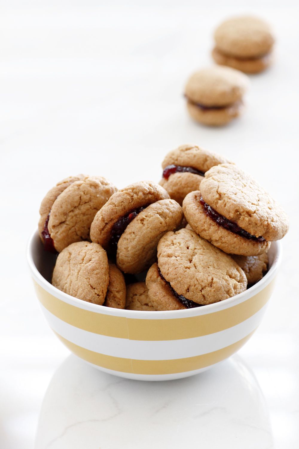 Peanut Butter and Jelly Sandwich Cookies