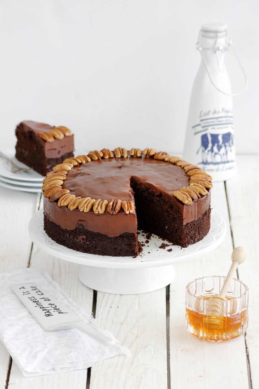 Honey and Chocolate Cake