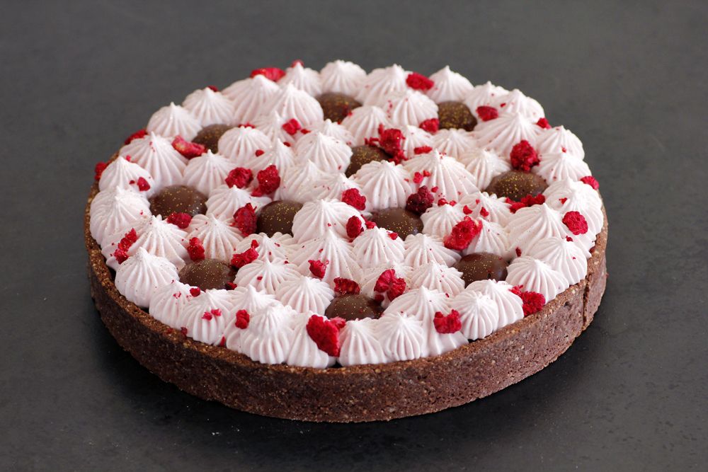 Gluten Free Raspberry Chocolate Tart