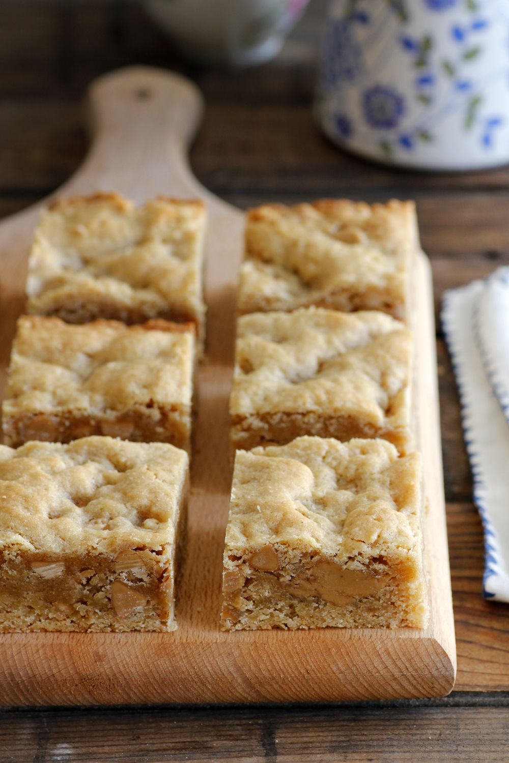 Double Peanut Butter Blondies