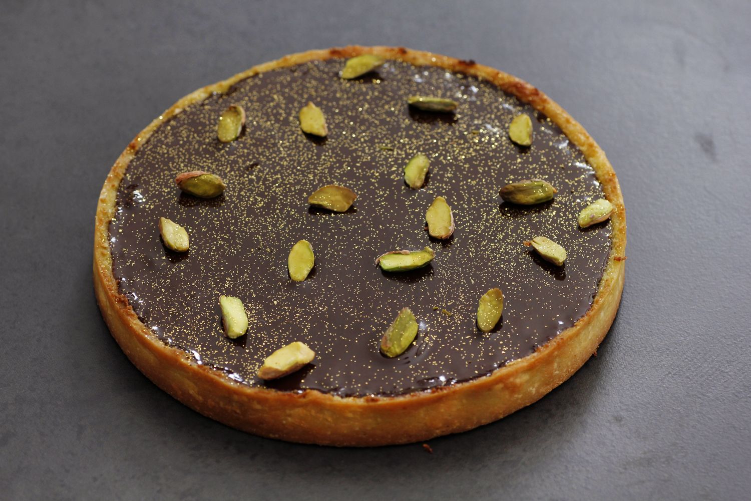 Pistachio Chocolate Pie | Photo: Natalie Levin