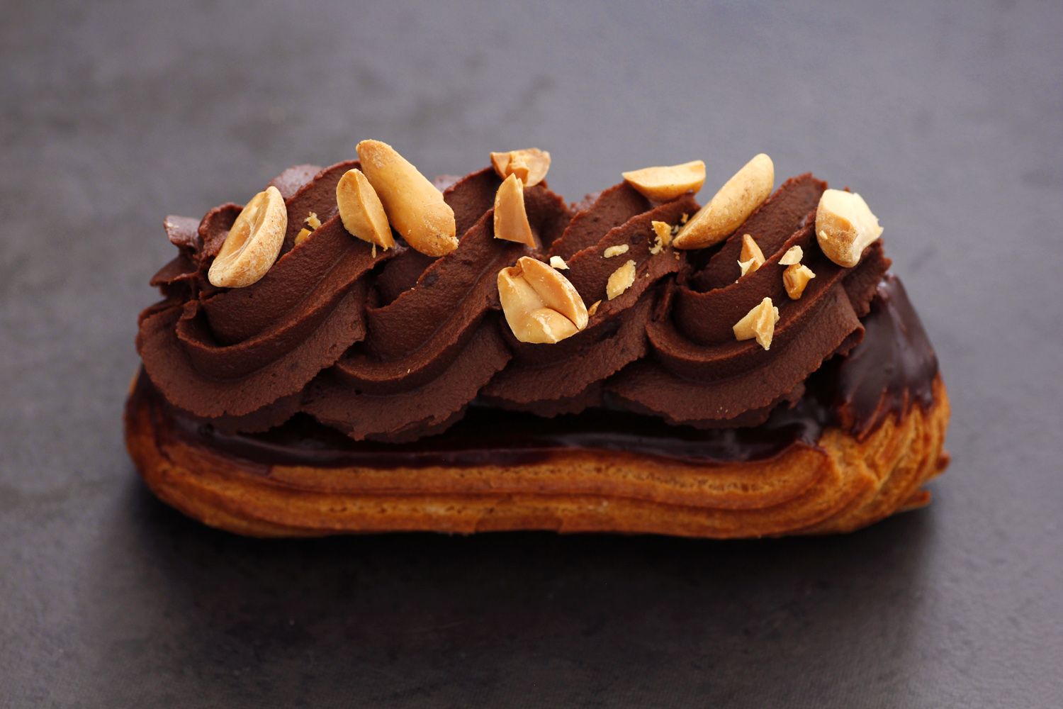 Peanut Butter Chocolate Eclairs