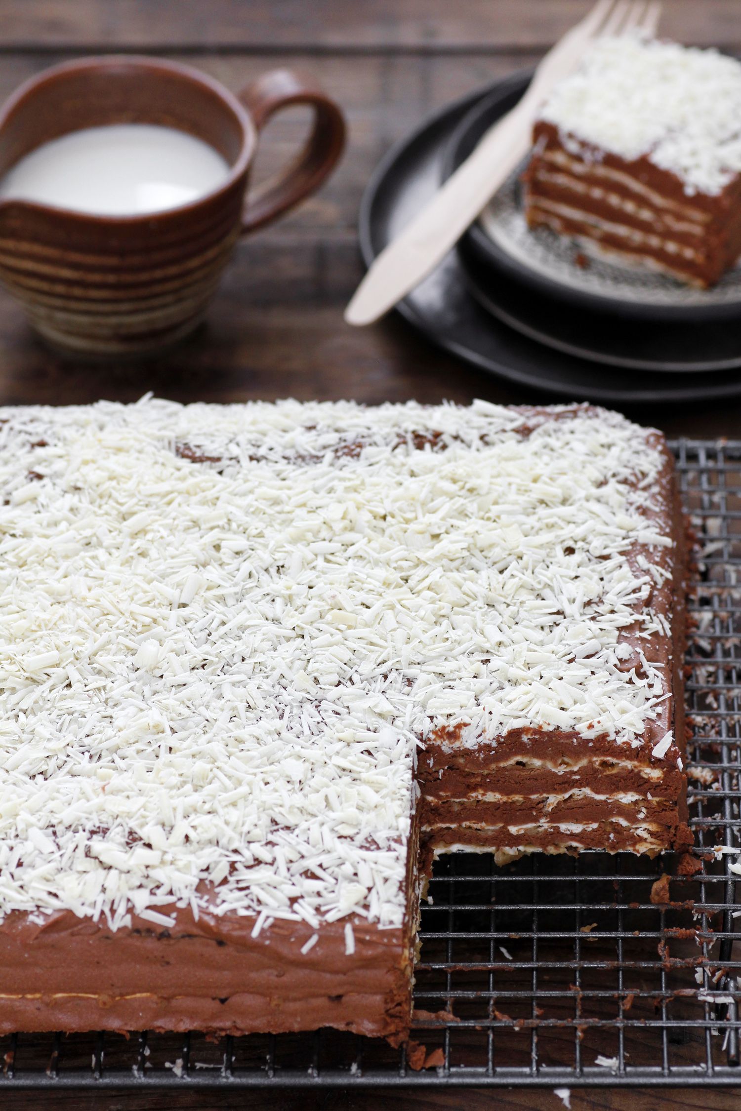 Traditional Chocolate Matzo Cake