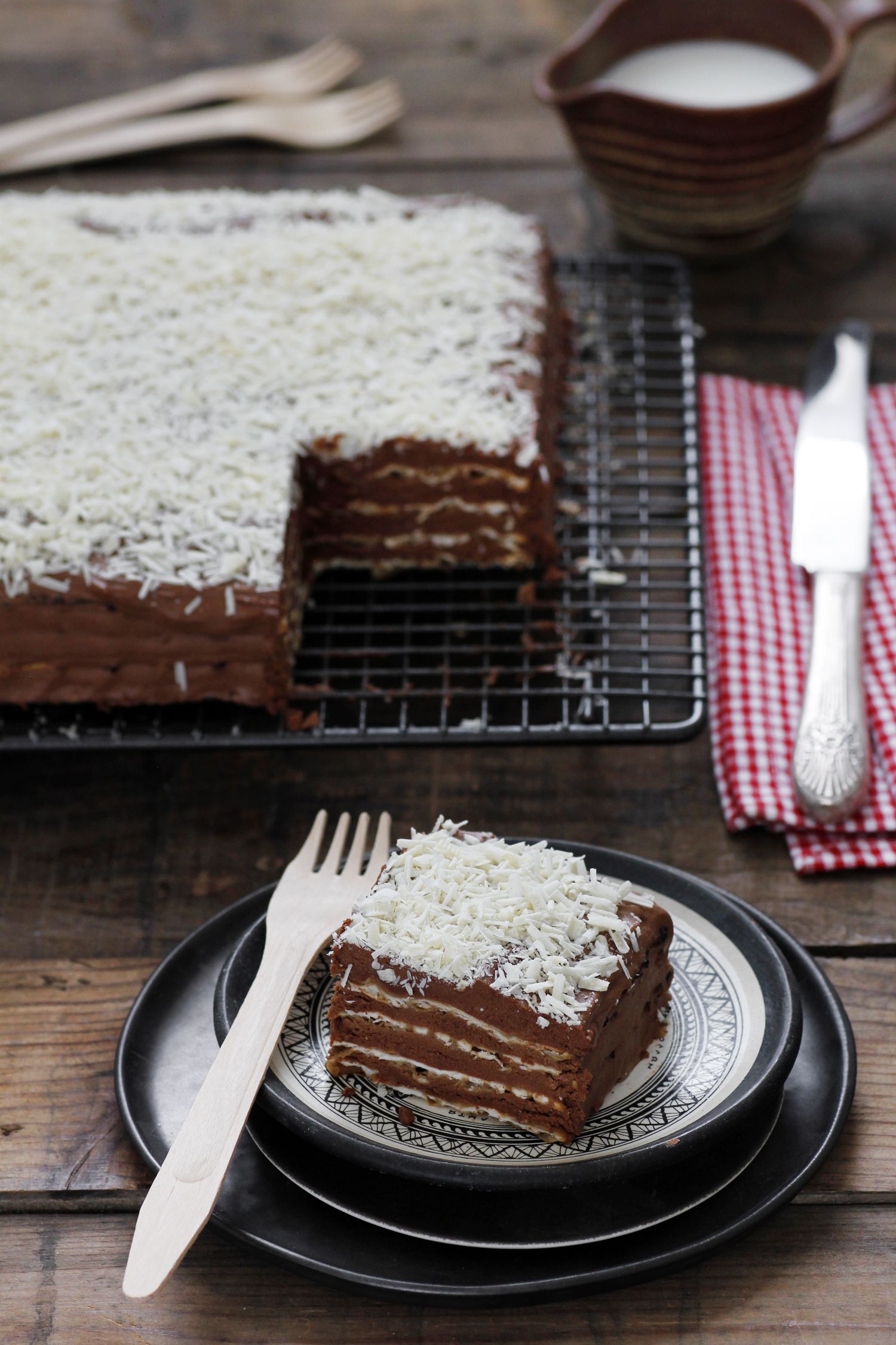 Traditional Chocolate Matzo Cake