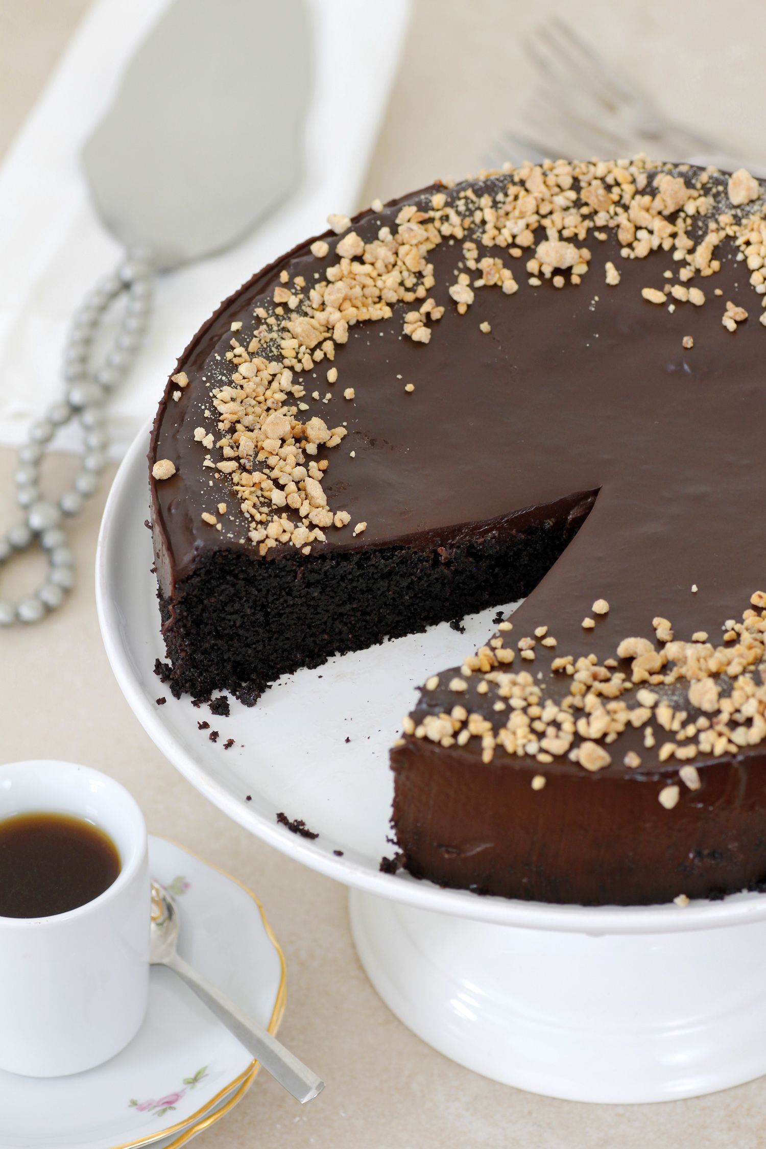 Almond and Olive Oil Chocolate Cake