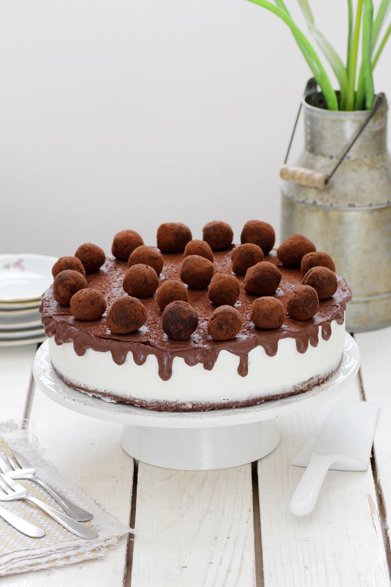 Brownies Chocolate Truffle Cheesecake