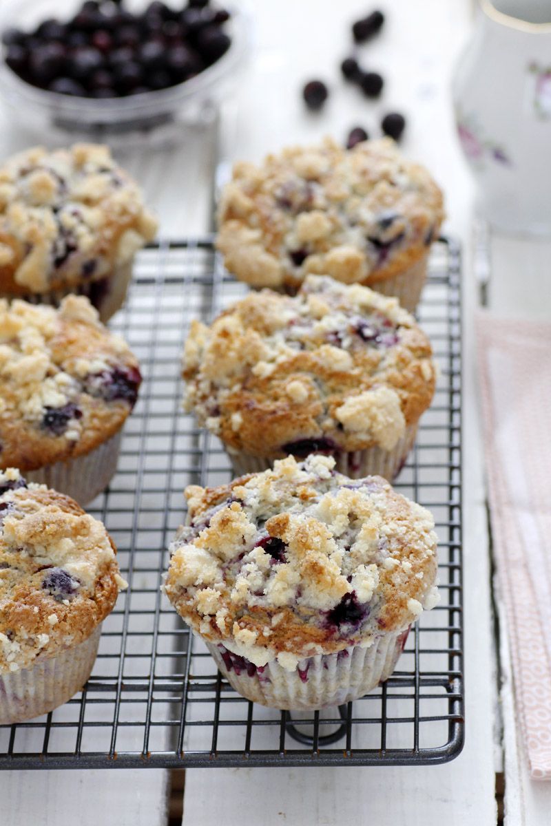 Starbucks Copycat Blueberry Muffins | Lil' Cookie