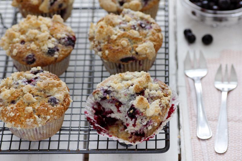 Starbucks Copycat Blueberry Muffins