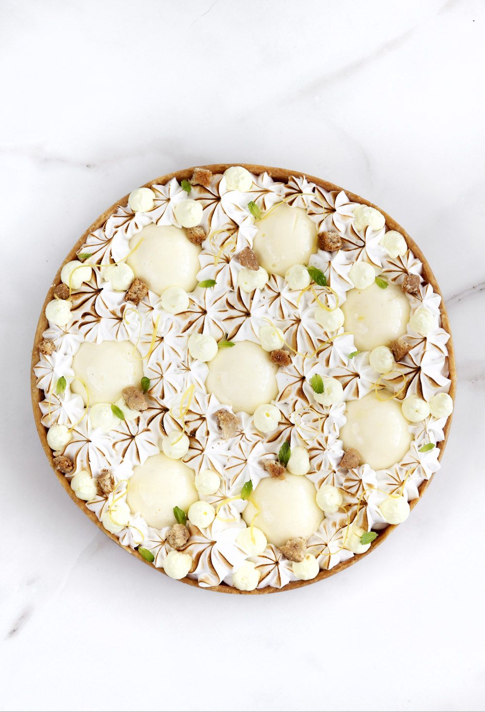 Almond Tart with Lime and Vanilla