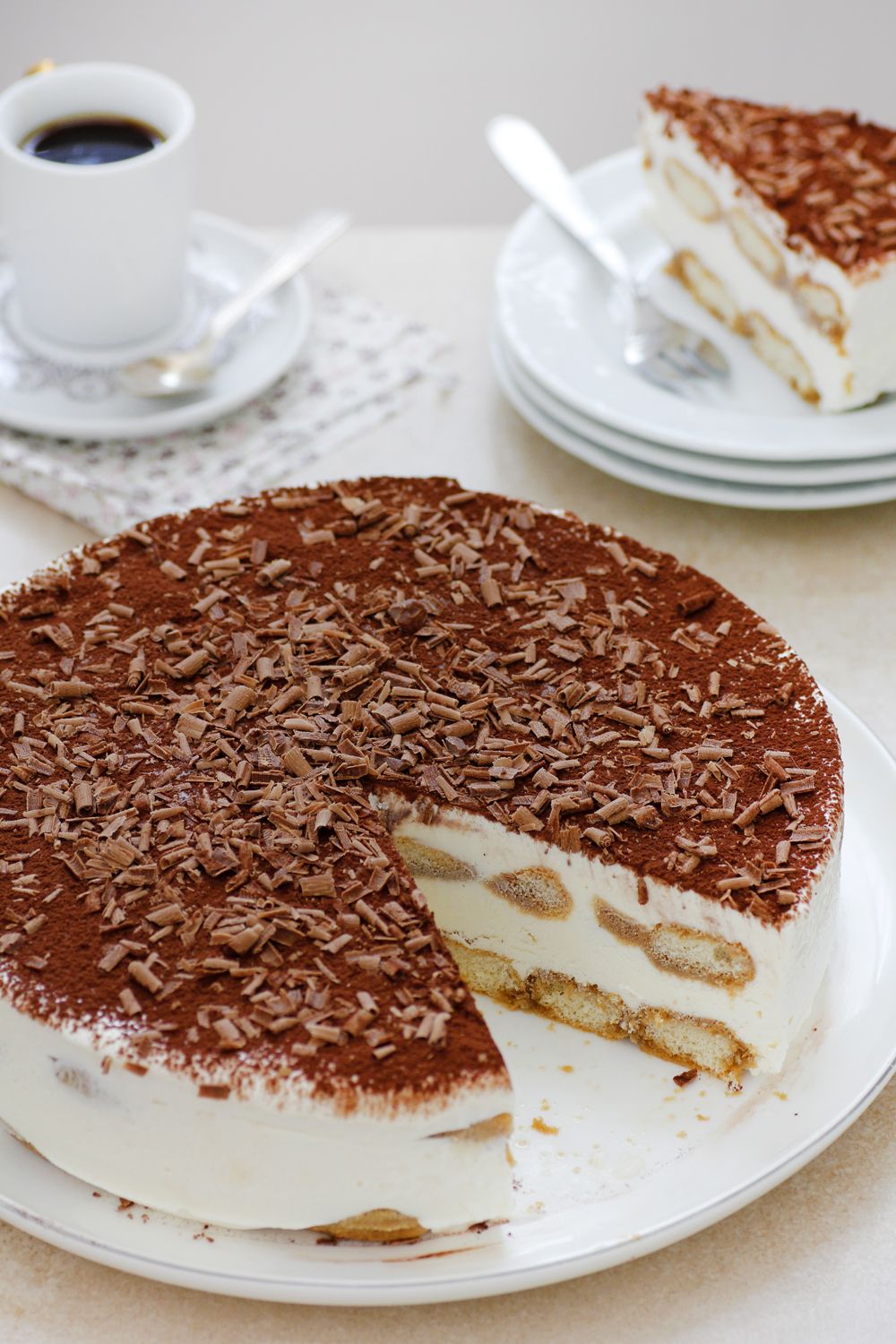 Tiramisu Ice Cream Cake