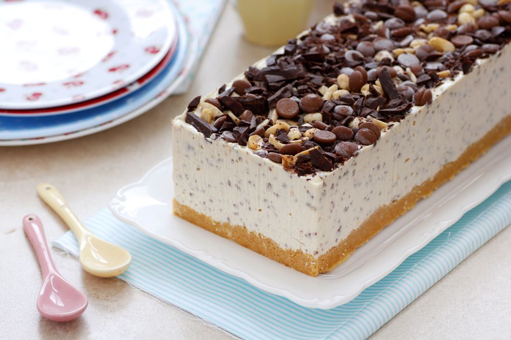 Chocolate and Peanut Butter Ice Cream Cake