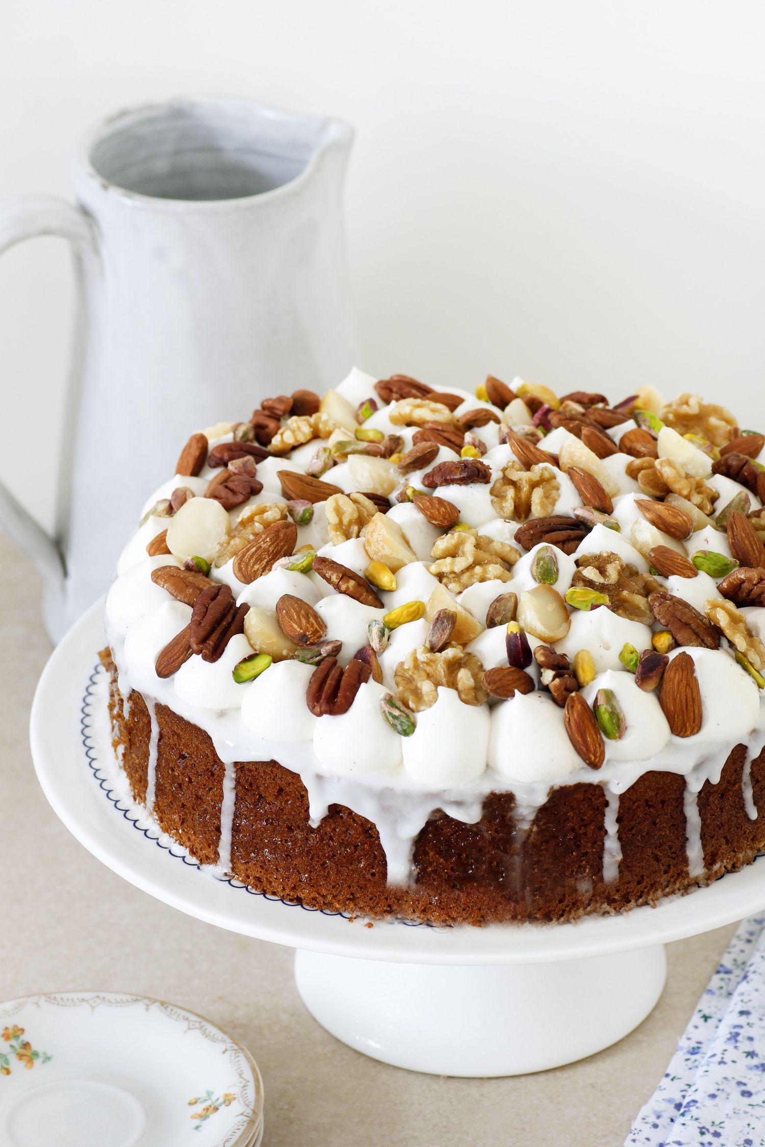 Earl Gray Honey Cake with Nuts