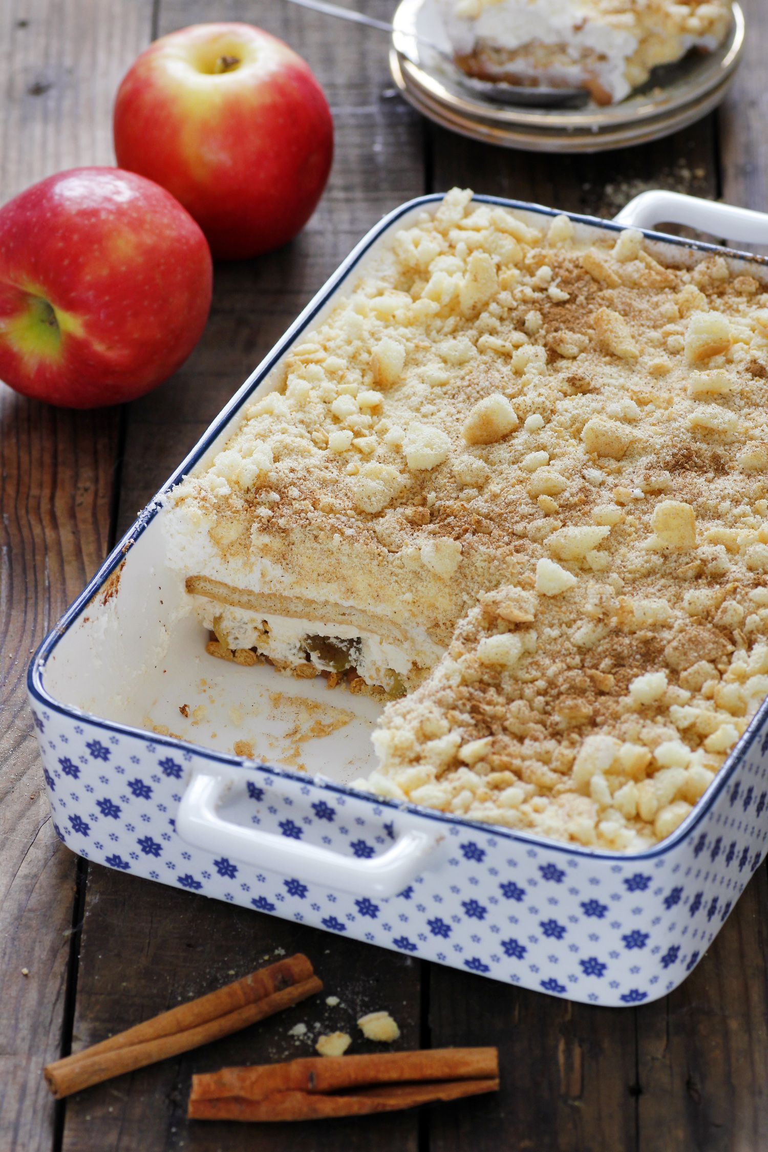 Caramel Apple Icebox Cake