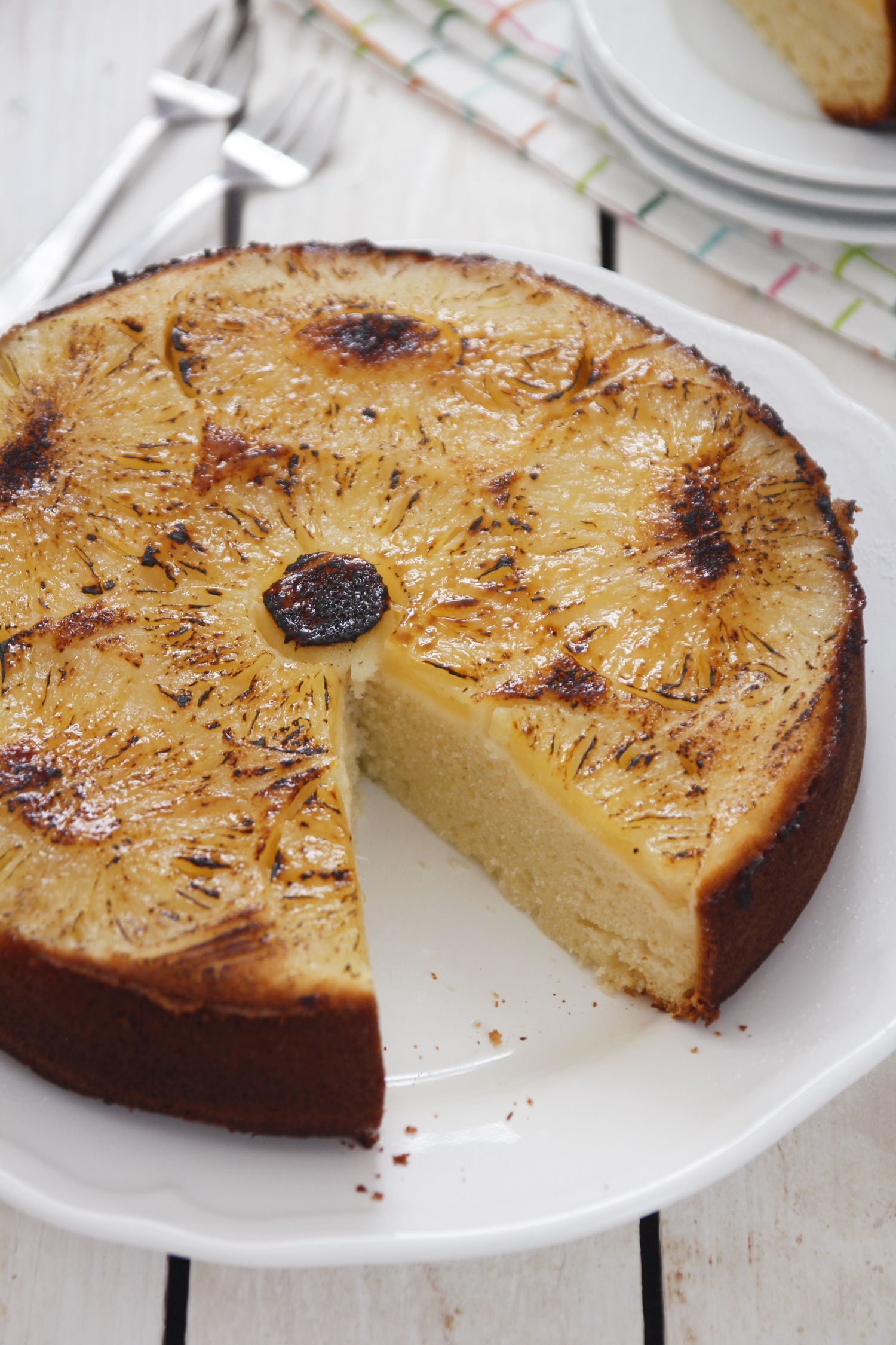 Upside-Down Pineapple Cake