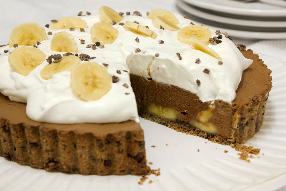 Chocolate Cream Pie with Bananas