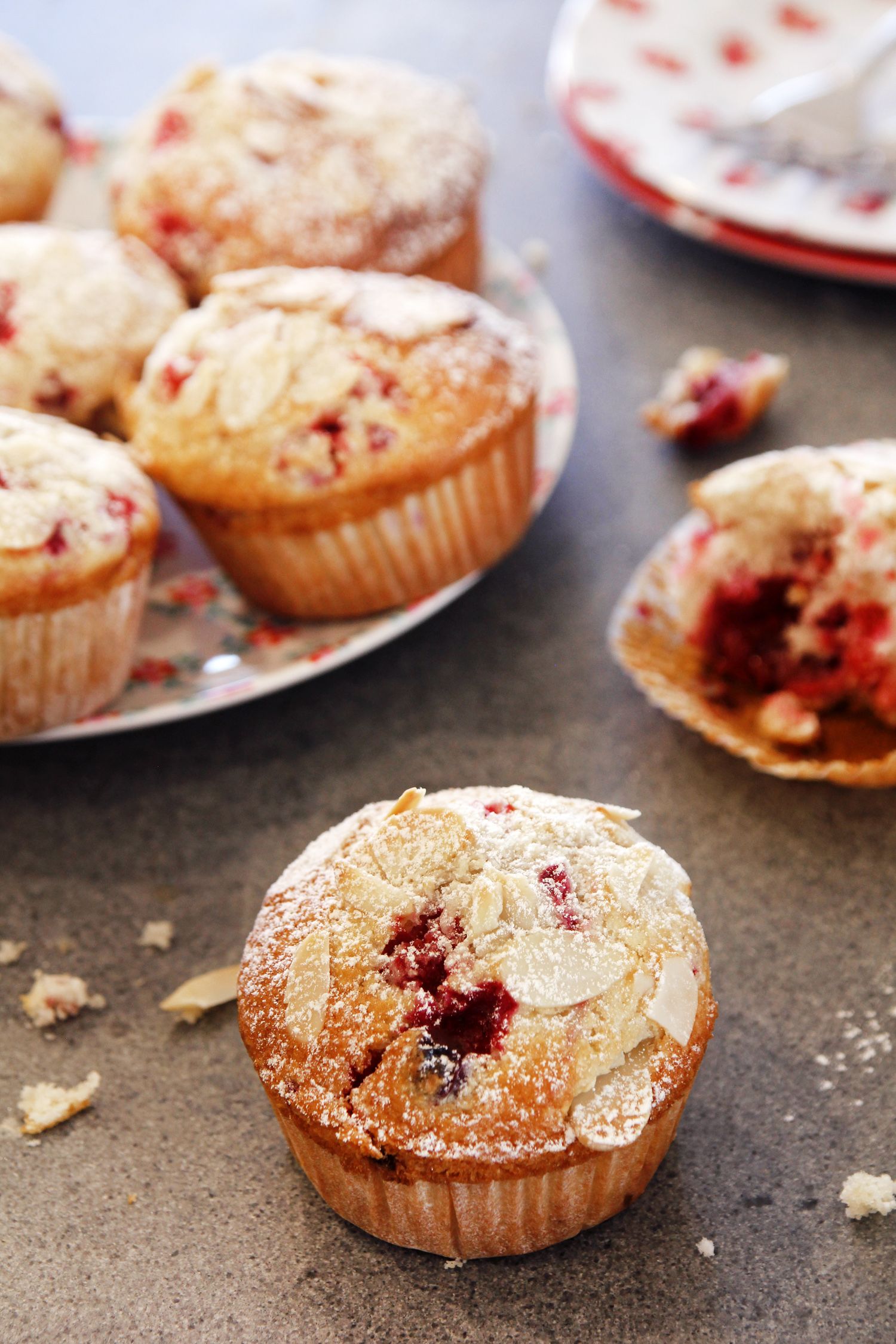 Almond Muffins with Berries