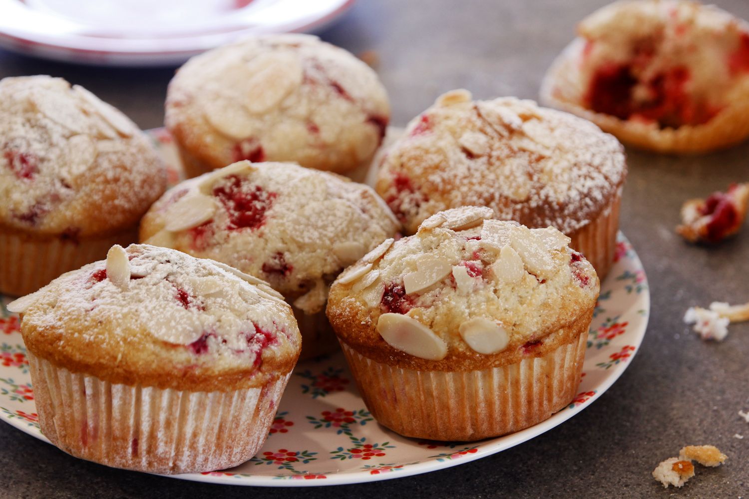 Almond Muffins with Berries