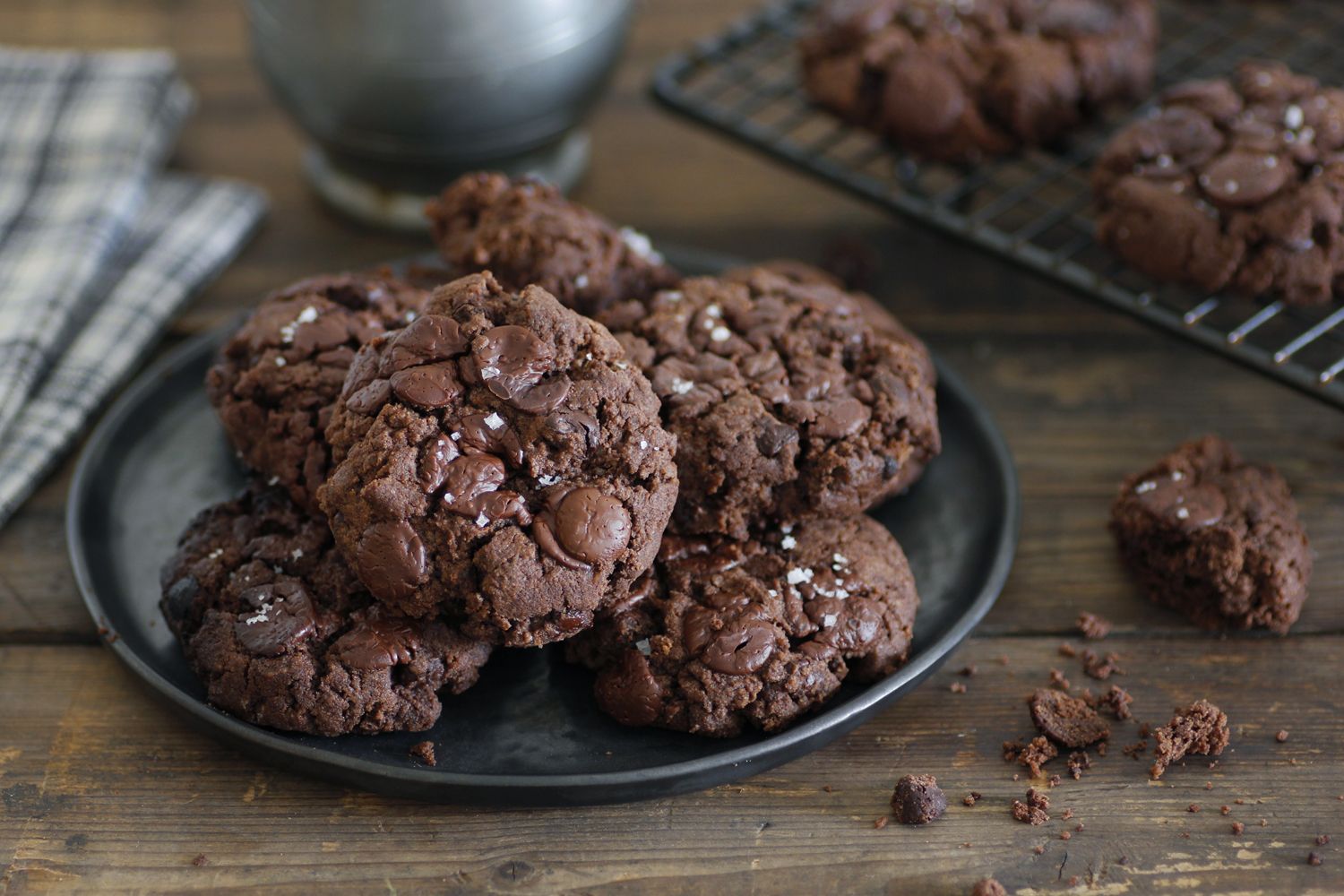 Double Chocolate Peanut Butter Cookies