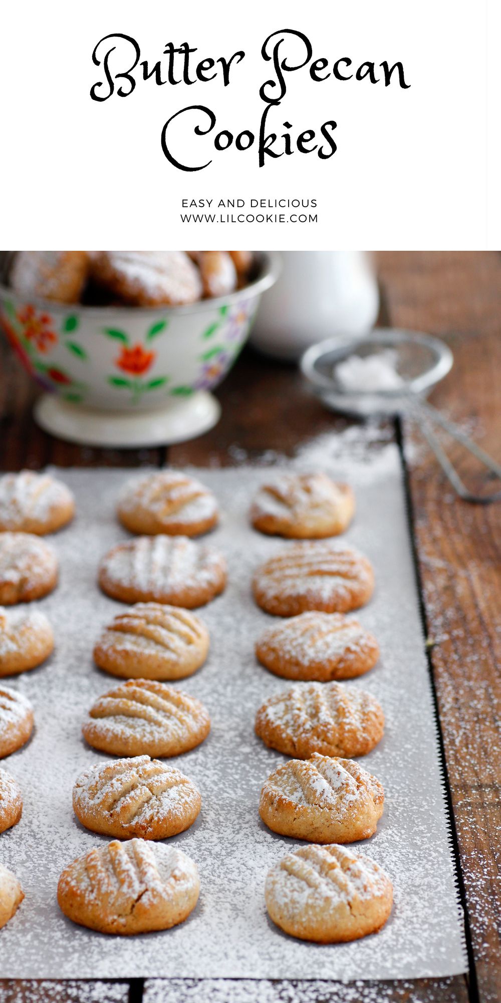 Butter Pecan Cookies Lil Cookie