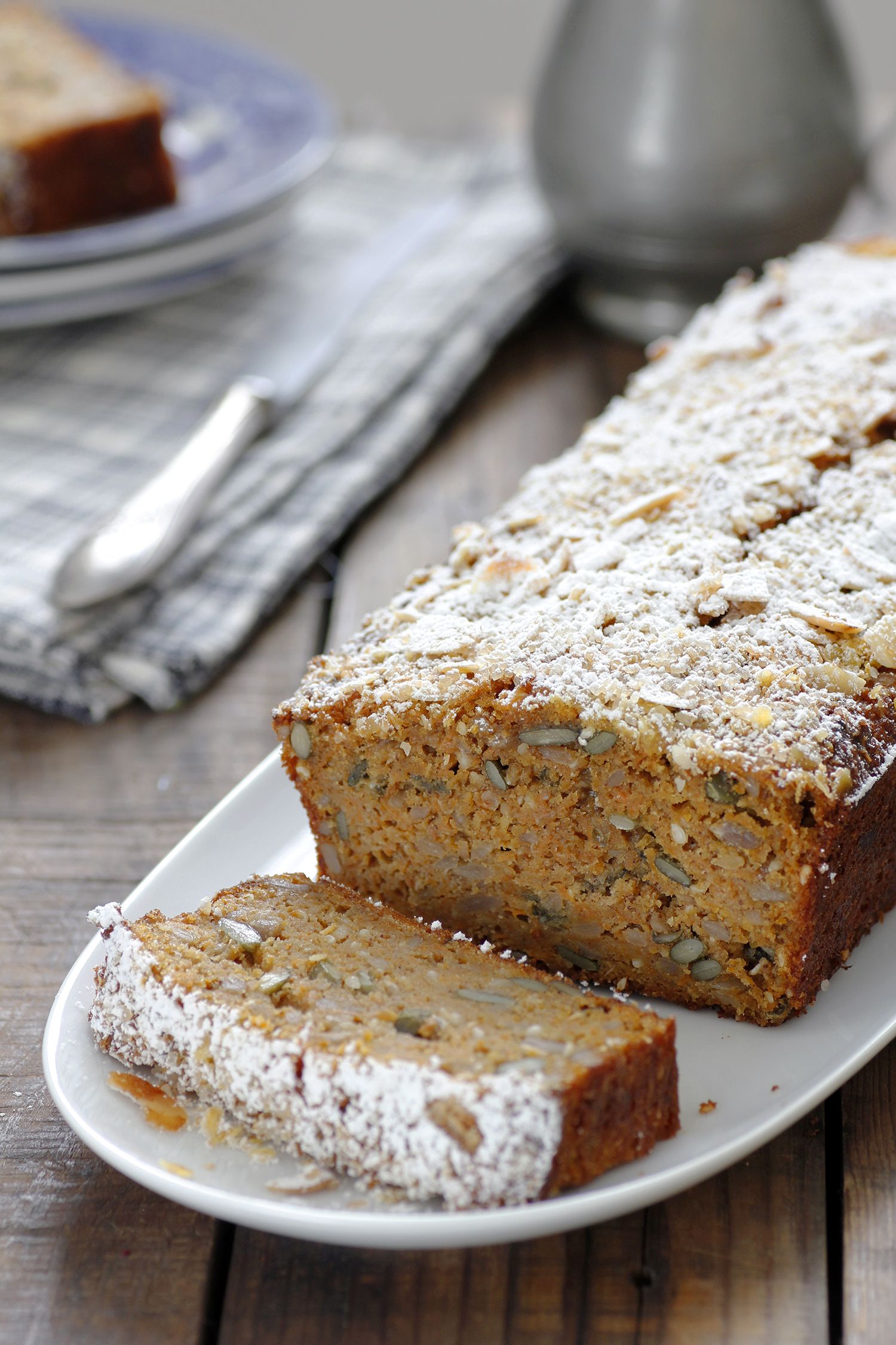 Carrot Bread with Coconut and Oats