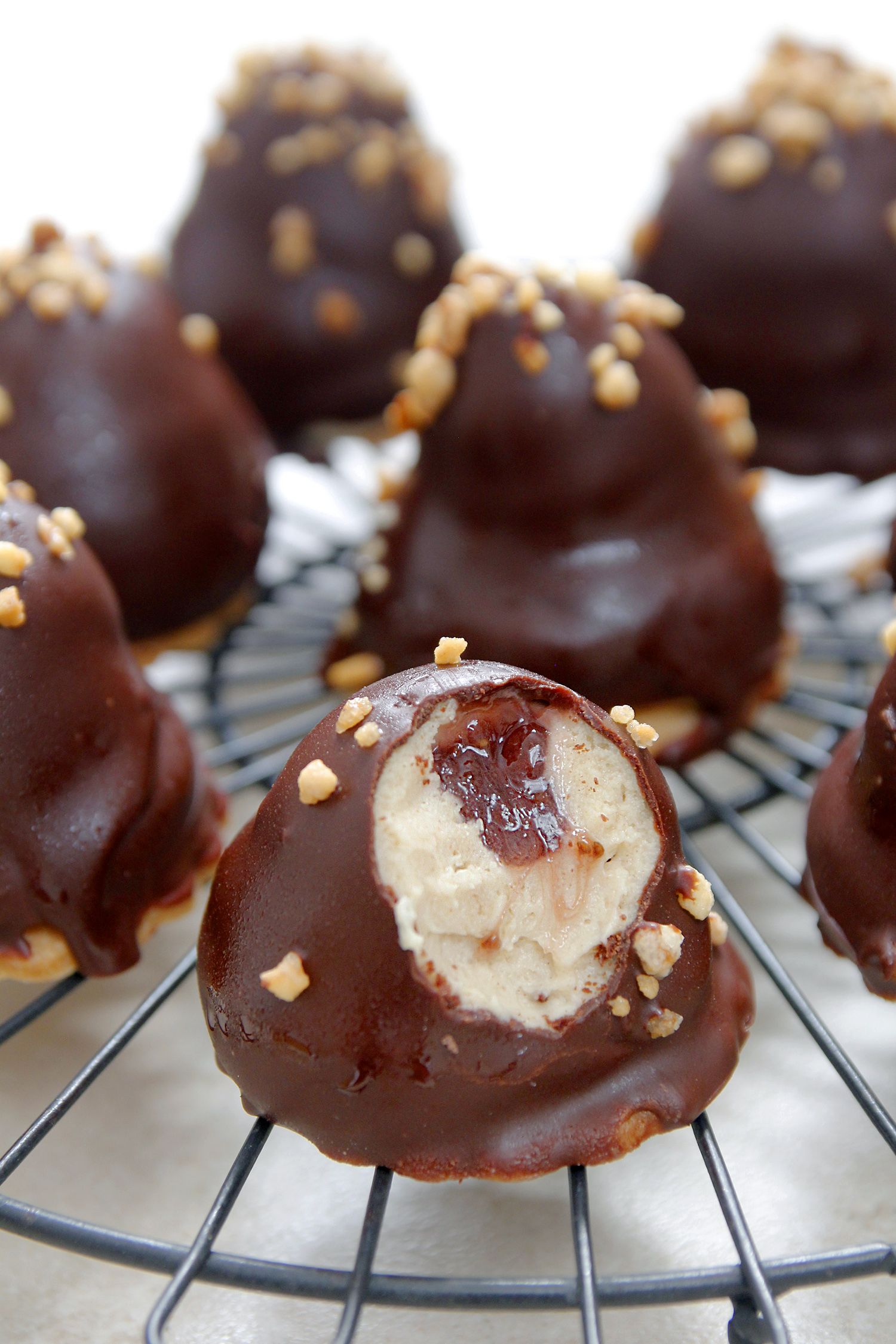 Peanut Butter Krembo Cookies with Jelly Surprise