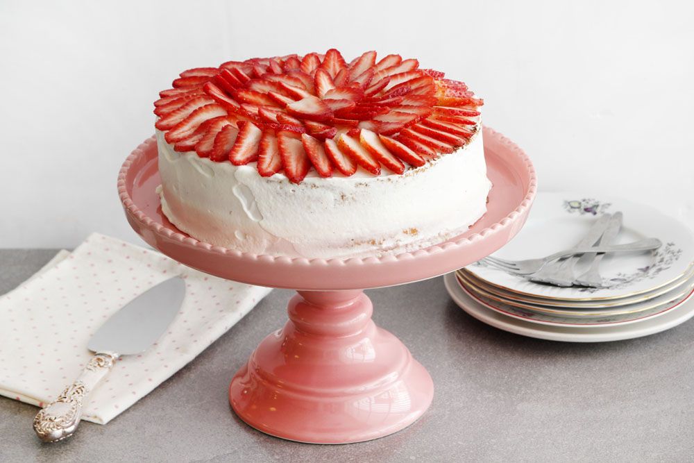 Strawberry Shortcake with Vanilla Cream