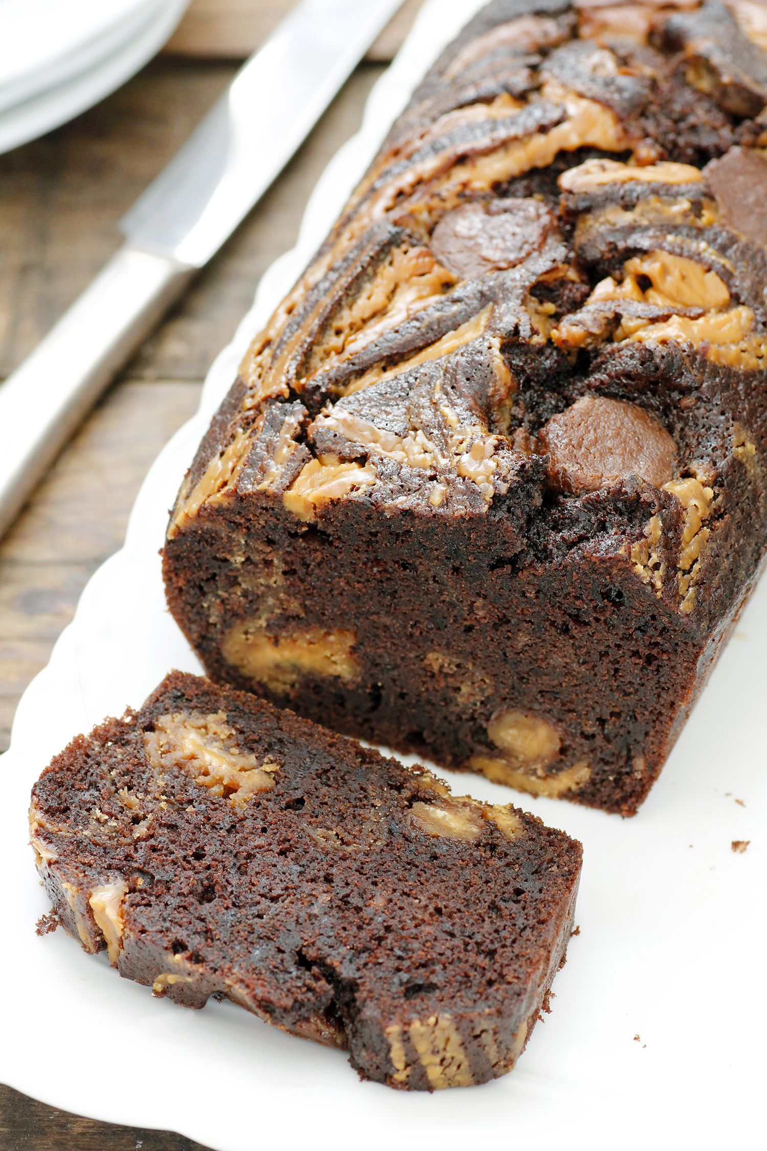Marbled Peanut Butter Chocolate Cake Marbled Peanut Butter Chocolate Cake