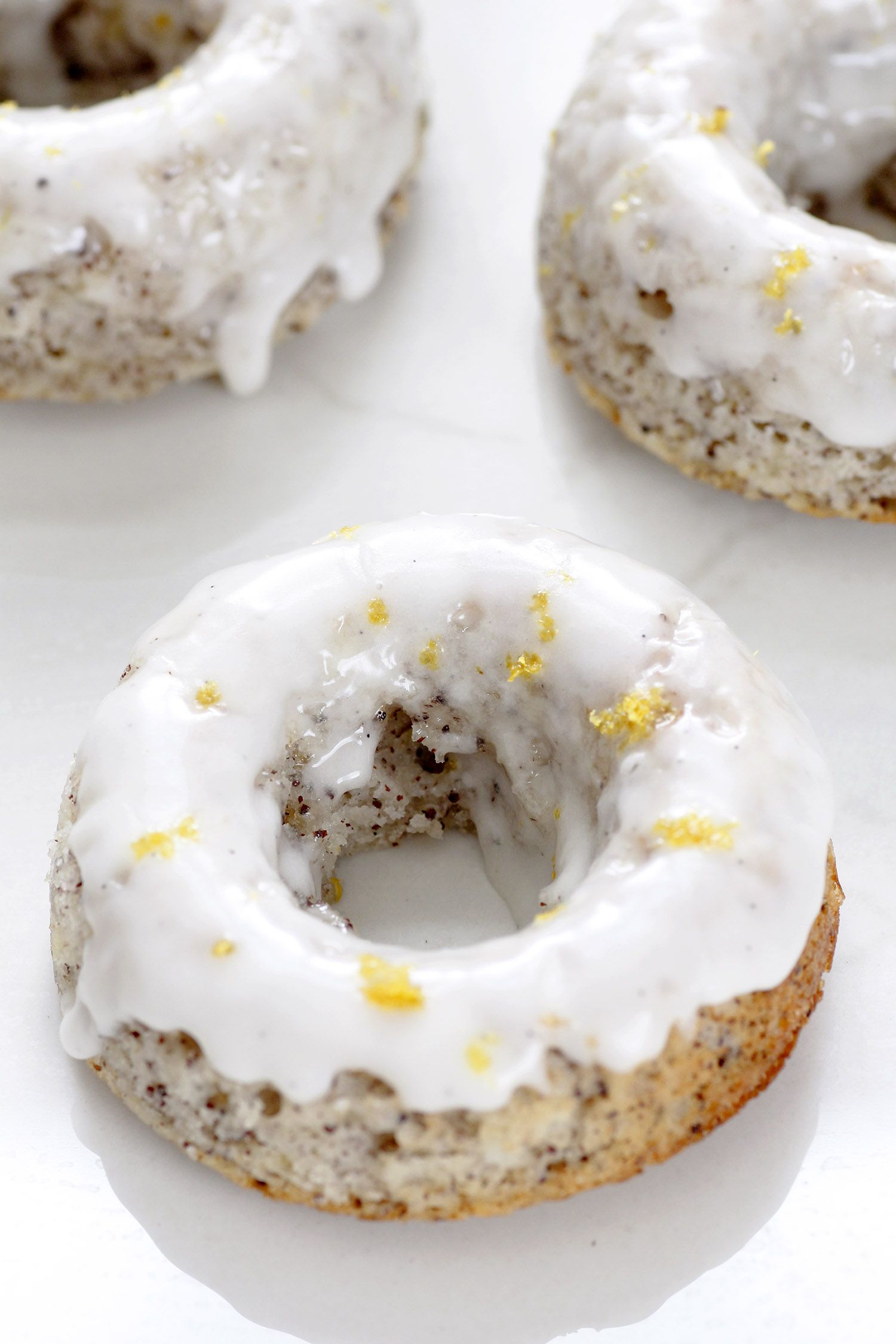 Lemon and Poppy Seeds Baked Donuts