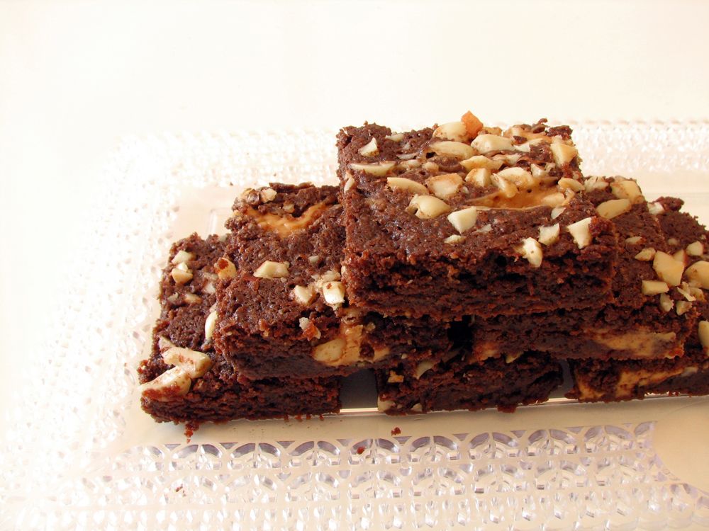Chocolate and Peanut Butter Brownies