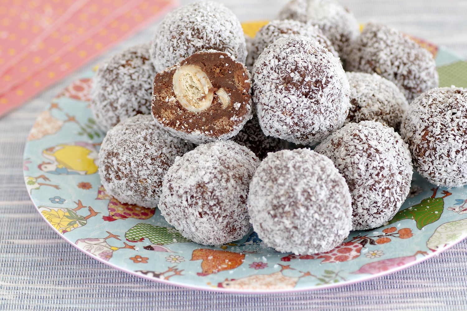 Nostalgic Chocolate Snowballs with Candy Surprise