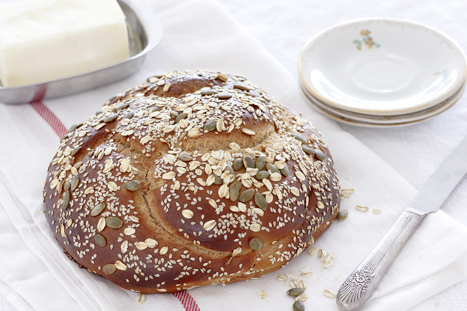 Whole Wheat Challah with Date Syrup Lil' Cookie
