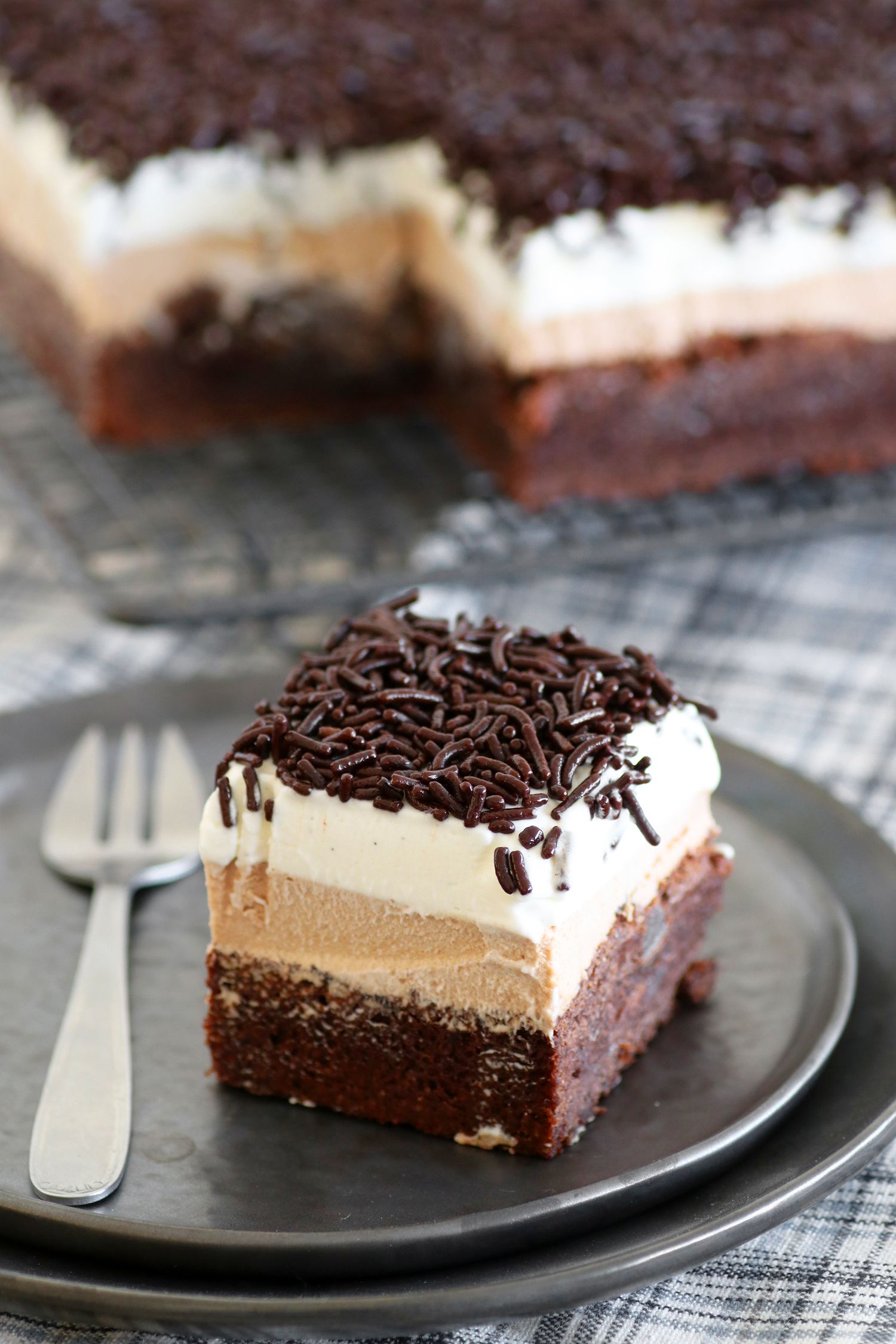 Triple Chocolate Brownie Cake Triple Chocolate Brownie Cake