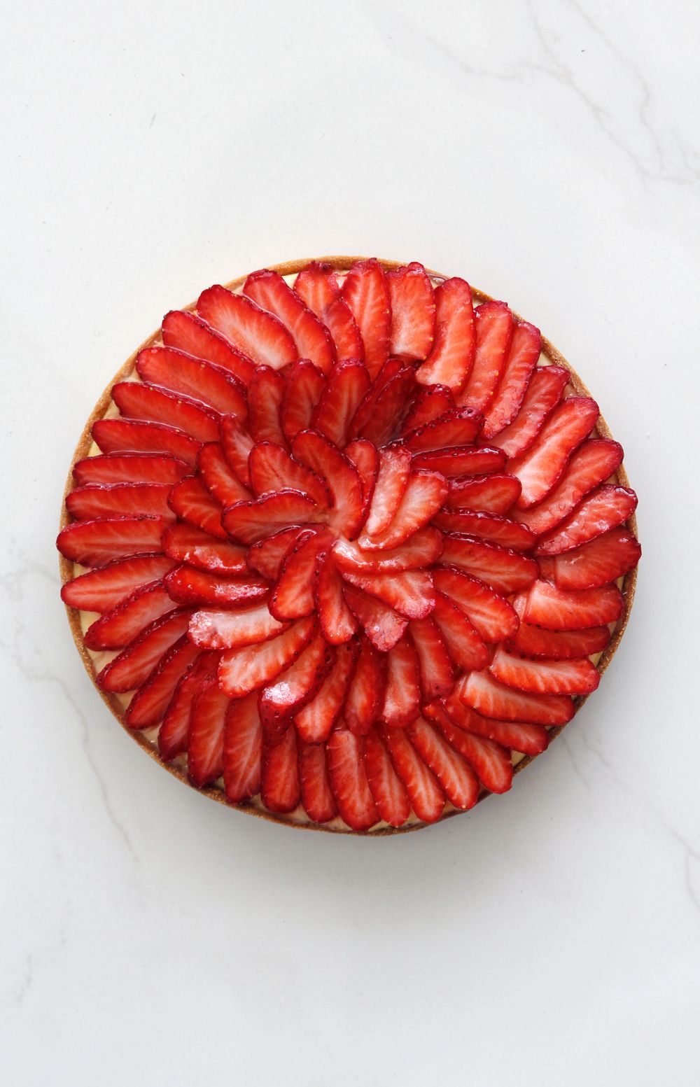 Strawberry Tart with Vanilla Pastry Cream